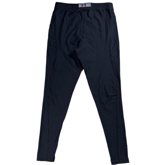 Under Armour Performance Apparel size large cold gear black stretchy silky pants - Picture 3 of 7